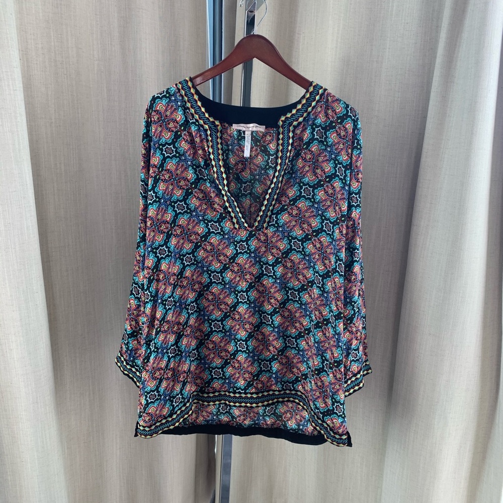 NANETTE LEPORE long-sleeve colorful cover up